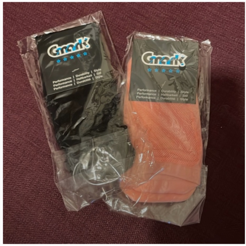 Two pairs of mesh grip socks NWT